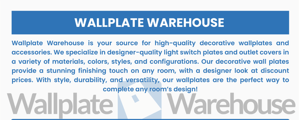 About Wallplate Warehouse