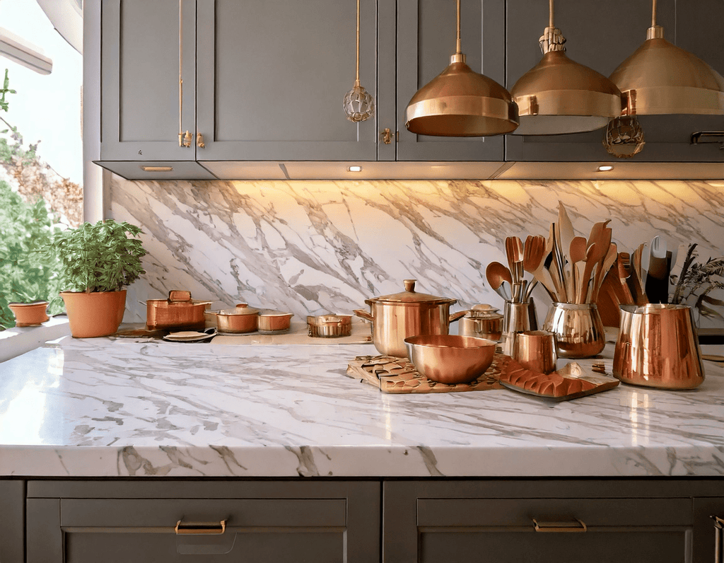 Warm Tones, Bold Details: Choosing Between Ceramic Brass and Copper Plates