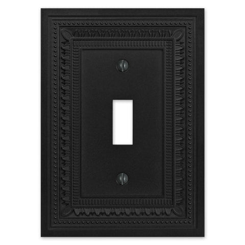 Filigree Border Matte Black Cast