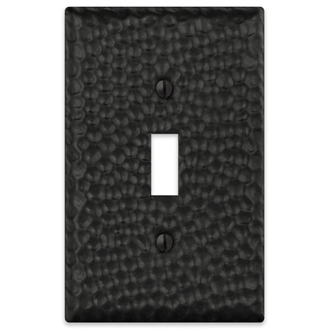 Hammered Matte Black Steel
