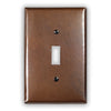 Antique Copper - 1 Toggle Wallplate - Wallplate Warehouse ANTQCOP1T 819332020002 1 Toggle