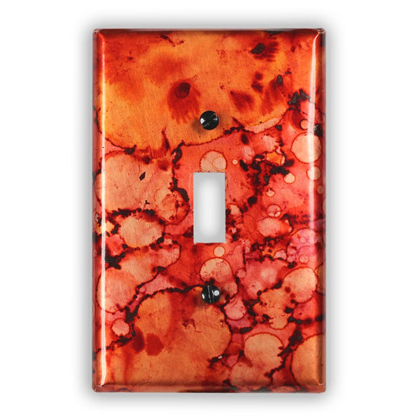 Autumn Copper - 1 Toggle Wallplate - Wallplate Warehouse AUTMCOP1T 819332020248 1 Toggle