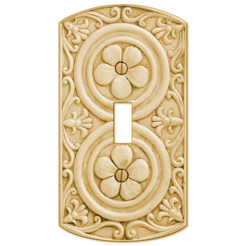 Canterbury Resin - 1 Toggle Wallplate - Wallplate Warehouse 8352TAW 070686575666 1 Toggle
