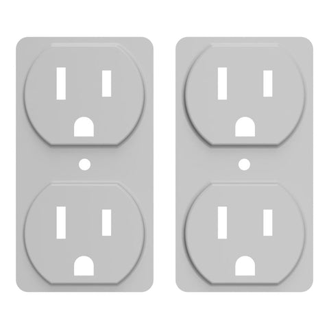 ColorCaps Gray - 2 Pack - Wallplate Warehouse CC - CDO - N 070686017593 Cable Jacks