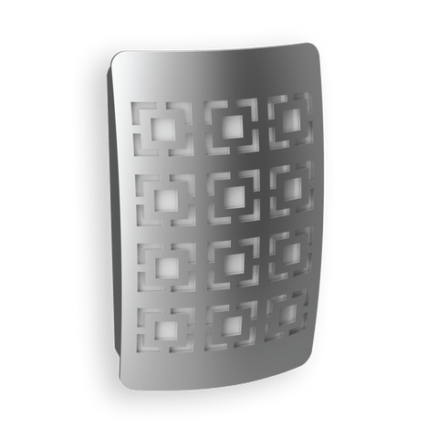 DecoPlug LED GeoSquare Nickel Night Light - Wallplate Warehouse NL - DPGS - N 070686771457 Night Lights