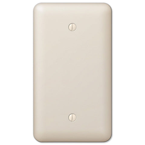 Devon Light Almond Steel - 1 Blank Wallplate - Wallplate Warehouse 935BAL 070686582633 1 Blank