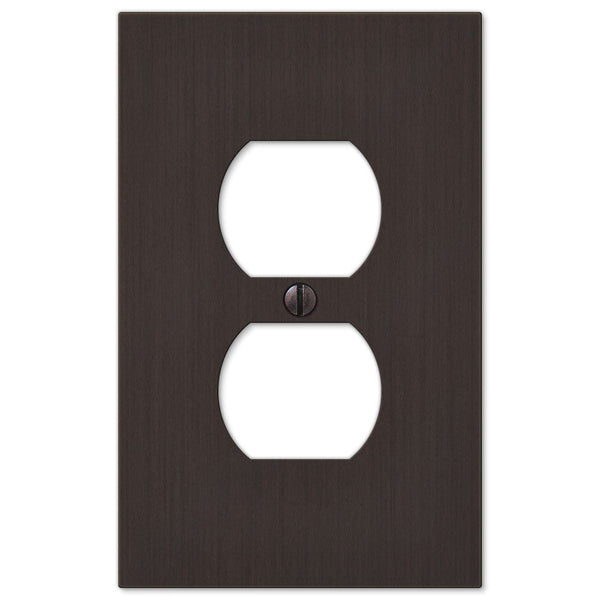 Elan Aged Bronze Cast - 1 Duplex Wallplate - Wallplate Warehouse 55DDB 070686573358 1 Duplex