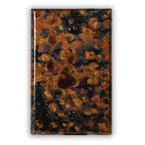 Leopard Copper - 1 Blank Wallplate - Wallplate Warehouse LEOPCOP1B 819332023294 1 Blank