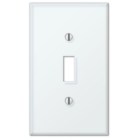 Mint Acrylic - 1 Toggle Wallplate - Wallplate Warehouse 67TW 070686575451 1 Toggle