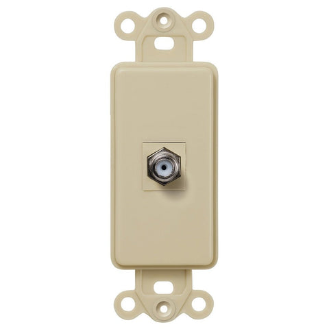 Rocker Insert Ivory - 1 Cable Jack - Wallplate Warehouse CXIV 070686581971 Cable Jacks