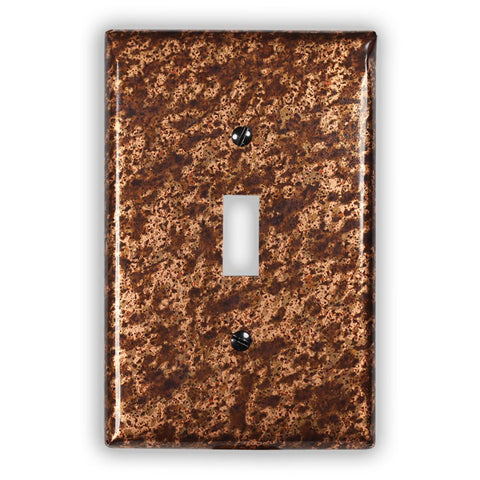 Sandstorm Copper - 1 Toggle Wallplate - Wallplate Warehouse SANDCOP1T 819332024567 1 Toggle