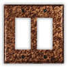 Sandstorm Copper - 2 Rocker Wallplate - Wallplate Warehouse SANDCOP2R 819332024628 2 Rocker