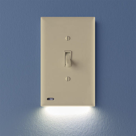 SnapPower Switchlight 3 & 4 Way - 1 Toggle, Ivory - Wallplate Warehouse 01 - S1SW - TIV - SP20 - 4 850033353686 1 Toggle