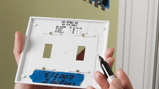Paint the Inside of Light Switch Covers to Simplify Buying More of That Color in the Future