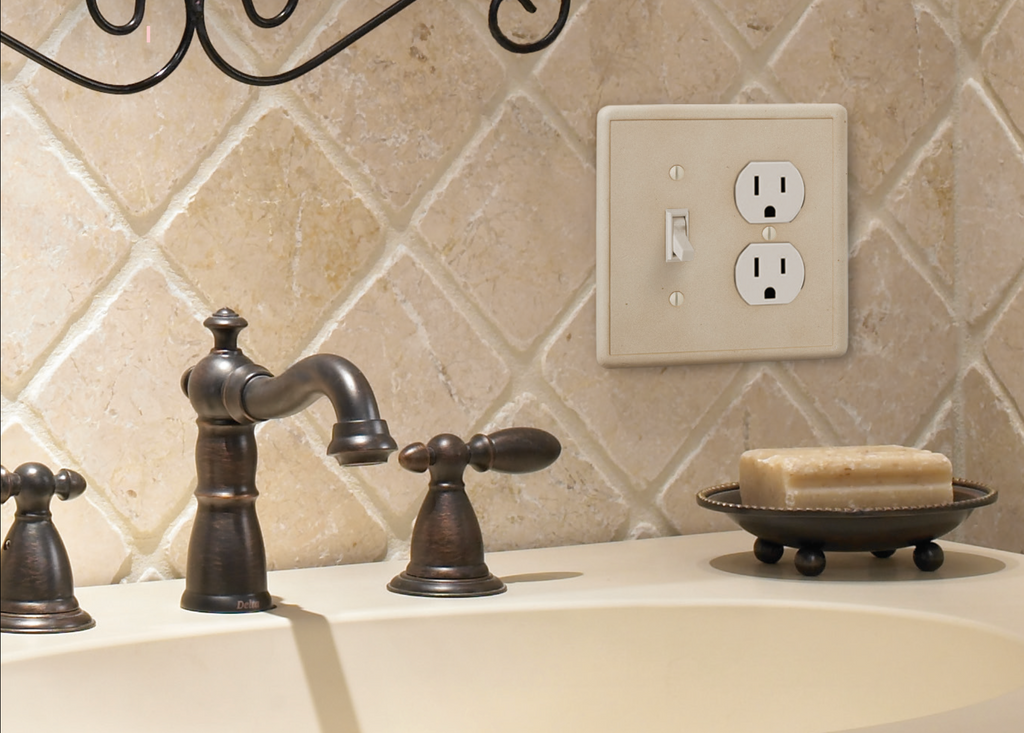 Latest Designs in Stone Wall Switch Plates