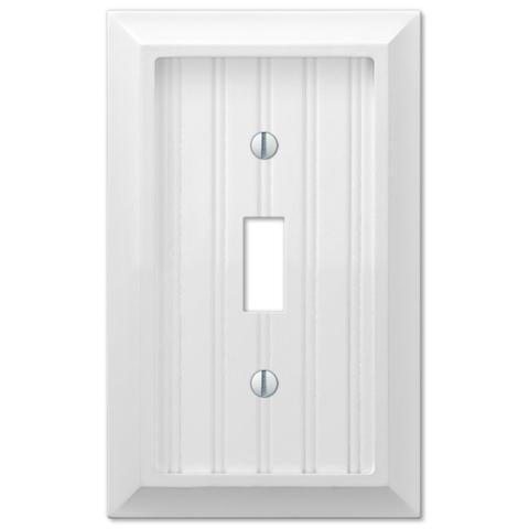 Stylish White & Almond Wall Plates to Match Any Decor