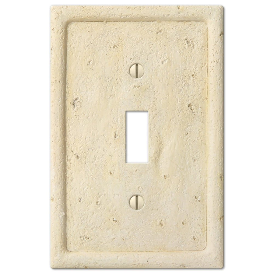 Faux Stone Ivory Resin - CLEARANCE - Wallplate Warehouse