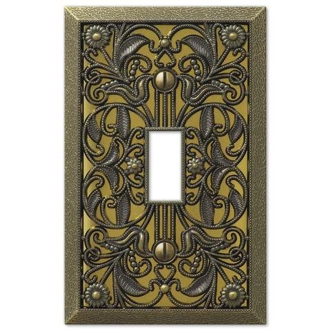 Filigree Antique Brass Cast
