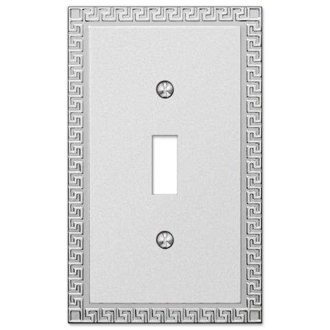 Greek Key Frosted Chrome Cast