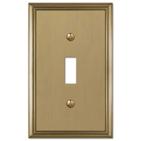 Metro Line Brushed Bronze Cast