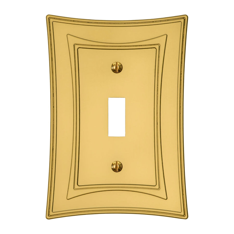 Modern Biba Satin Gold Cast - Wallplate Warehouse