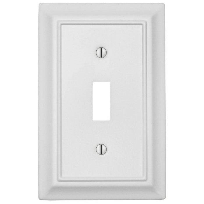 Sydney White Steel - Wallplate Warehouse