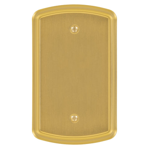 Irvine Brushed Gold - 1 Blank Wallplate