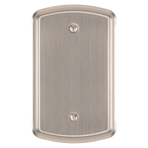 Irvine Brushed Nickel - 1 Blank Wallplate