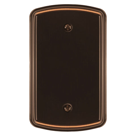Irvine Aged Bronze - 1 Blank Wallplate