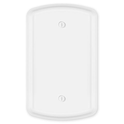 Irvine Matte White - 1 Blank Wallplate