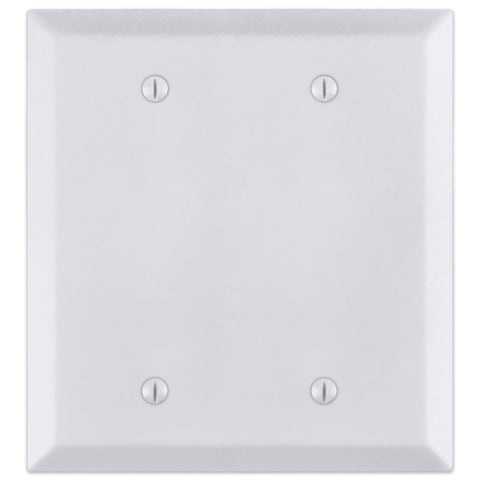 Century Bright White - 2 Blank Wallplate