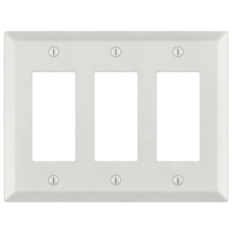 Century Warm White - 3 Rocker Wallplate