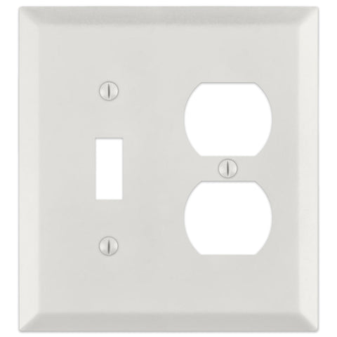 Century Warm White - 1 Toggle/1 Duplex Wallplate