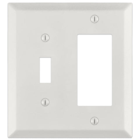 Century Warm White - 1 Toggle/1 Rocker Wallplate