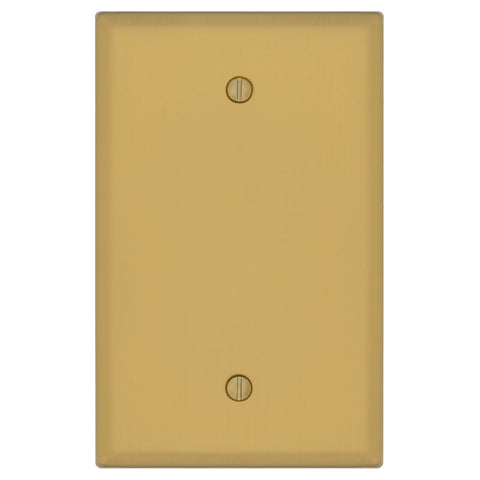 Oxford Brushed Gold - 1 Blank Wallplate