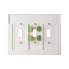 SnapPower Switchlight - 3 Toggle, White