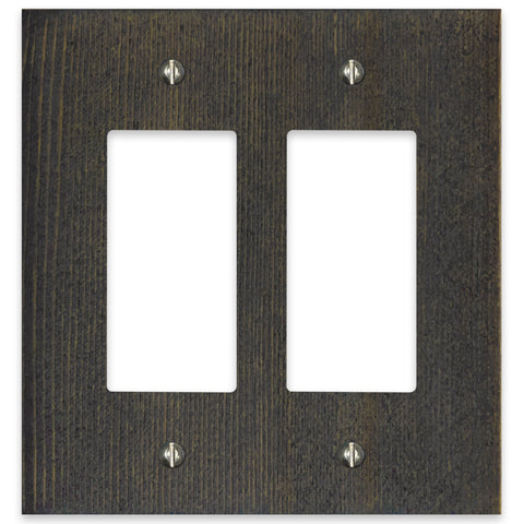 Montana Rustic Gray - 2 Rocker Wallplate