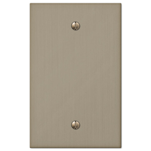 Elan Brushed Bronze Cast - 1 Blank Wallplate