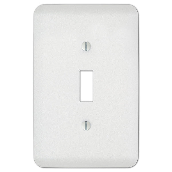 Capri Paintable White - 1 Toggle Wallplate