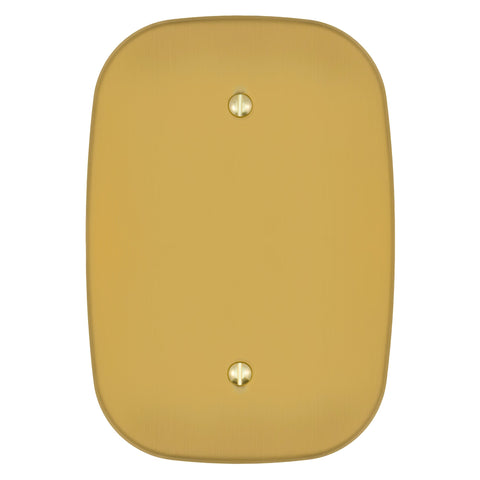 Fresno Brushed Gold - 1 Blank Wallplate