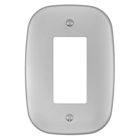 Fresno Satin Nickel - 1 Rocker Wallplate