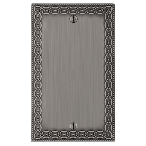 Belair Antique Nickel - 1 Blank Wallplate