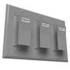 Identify Switch Labels - Gray - 5 Pack