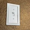 Savannah Distressed White Wood - 2 Duplex Wallplate