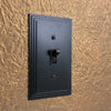 Steps Aged Bronze Cast - 1 Toggle Wallplate