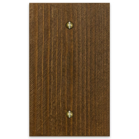 Montana Rustic Brown - 1 Blank Wallplate