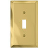 Century Polished Brass Steel - 1 Toggle Wallplate