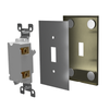 Screwless Brushed Gold - 3 Rocker Wallplate