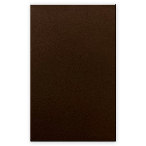 Screwless Bronze - 1 Blank Wallplate