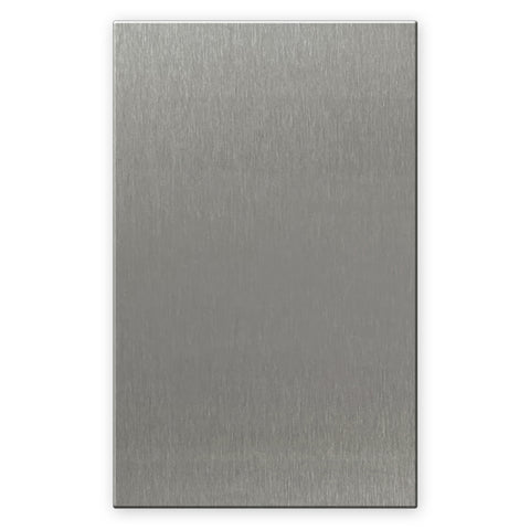 Screwless Stainless Steel - 1 Blank Wallplate